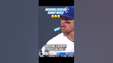 CATCH OF THE YEAR!!! #baseball #mlb #impossible #royals #divingcatch #wow