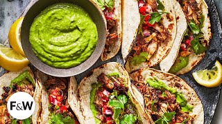 Plant-Based Carnitas Tacos That Taste Like the Real Deal | F&W Cooks | Food & Wine