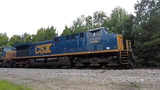 CSX 7121, 5268, 5352 NB Ramer, Alabama 20260707 1742