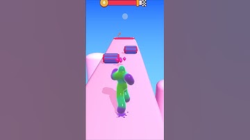 Blob Runner 3d A Jelly Man Is Running And Collecting Gems Level 6 Completed