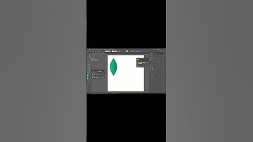 How to Make a Leaf in Illustrator. #shorts #viral #viralshorts #shortsfeed #illustrator