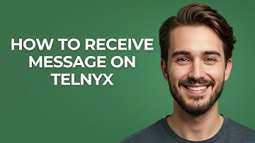 How to Receive Message on Telnyx - GUIDE!
