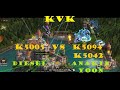 KvK K5005 Diesel team vs Anakin team K5094 and Yoon team K5042 | King of Avalon