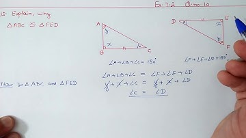 Q.10, Ex.7.2 Chapter:7 Congruence Of Triangles | Ncert Maths Class 7 | Cbse