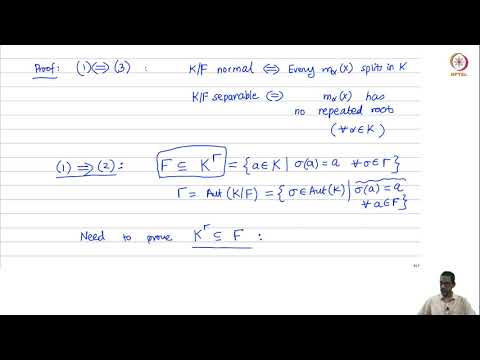 Characterization of Galois