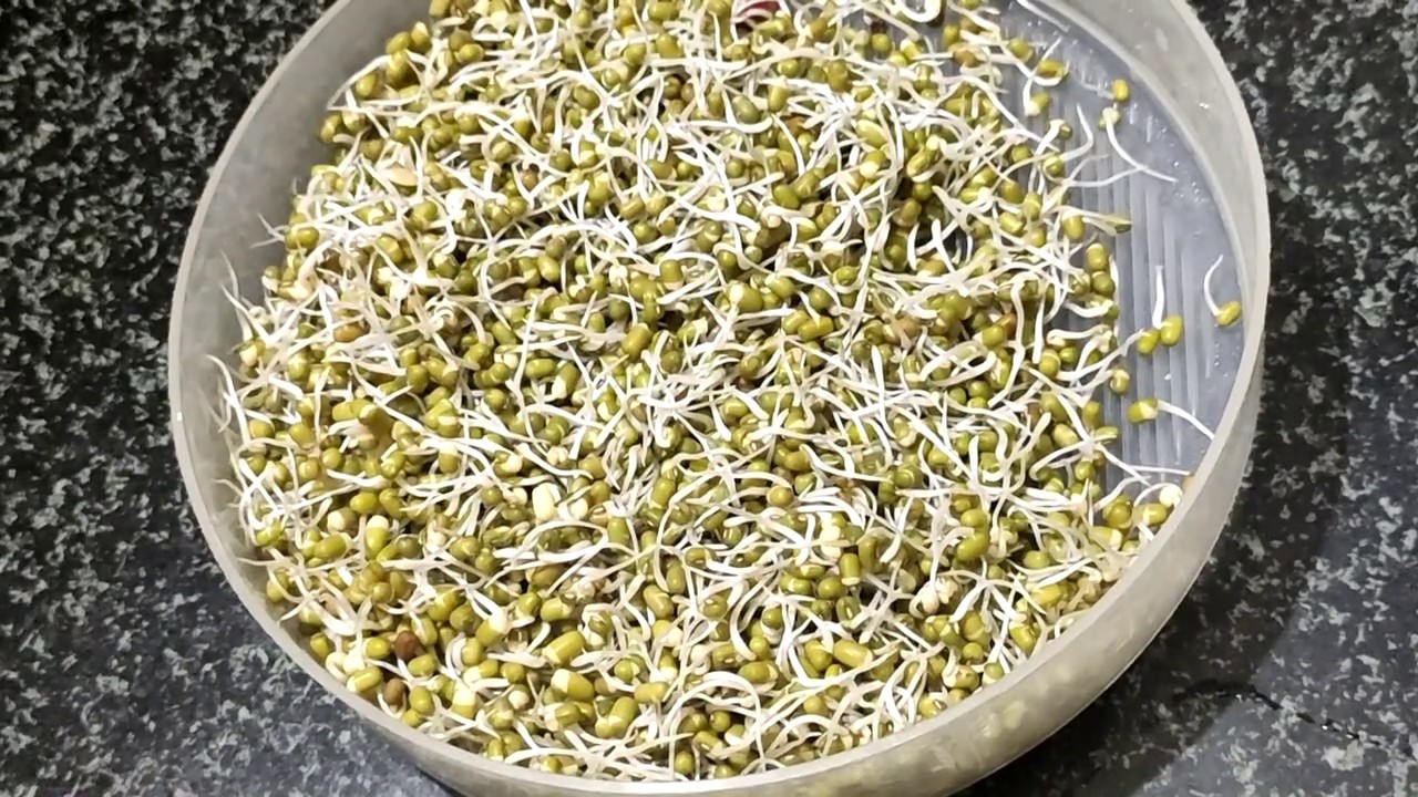 How to Make Sprouts at home/sprouts in Telugu/మొలకల తయారీ విధానం/పెసర్ల
