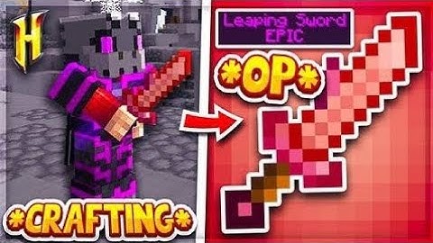 Making Leaping Sword op #craftersmc