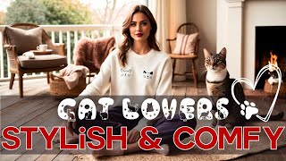Cozy Outfits for Cat Lovers 🐾 | Stylish & Comfy Looks for Every Feline Fan! screenshot 2