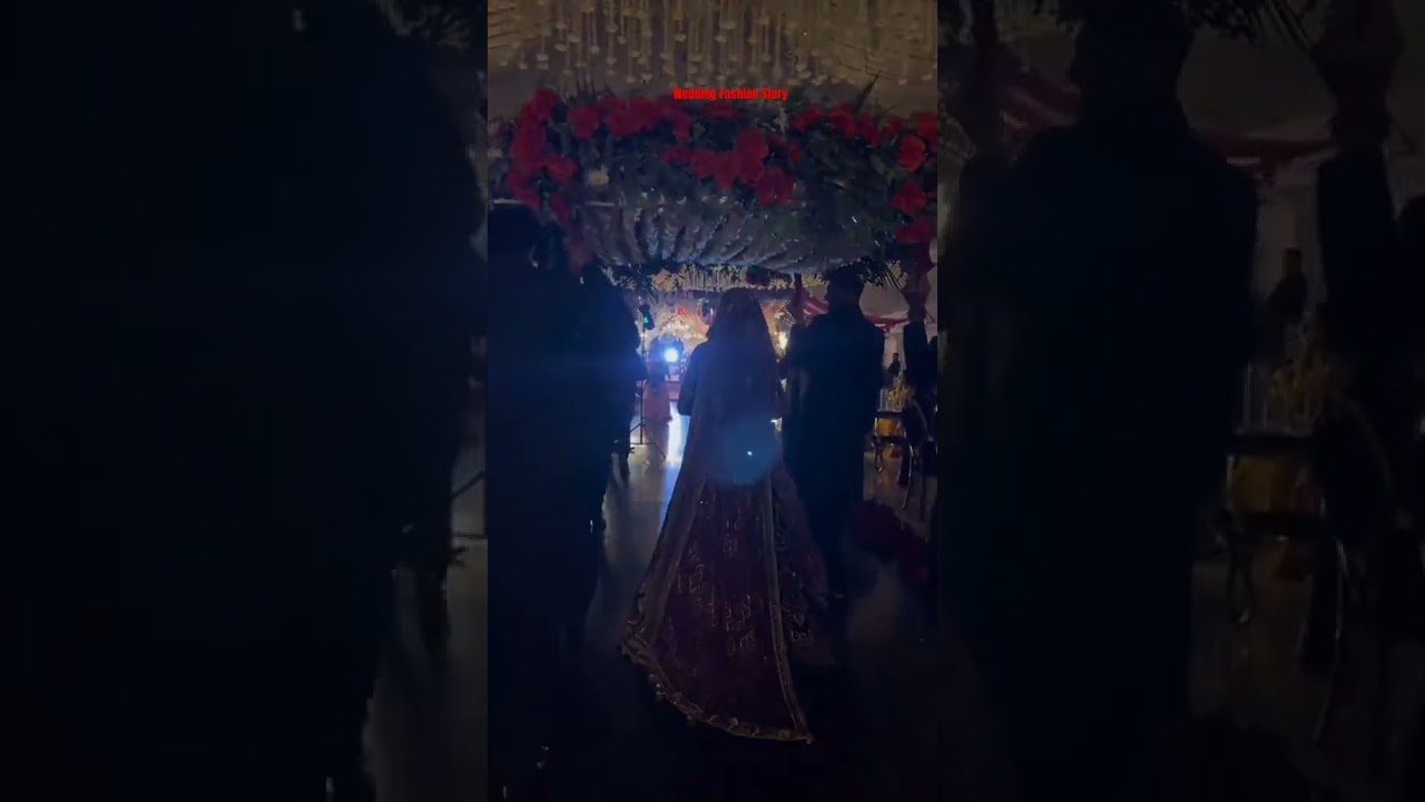 Bride entry with bro 