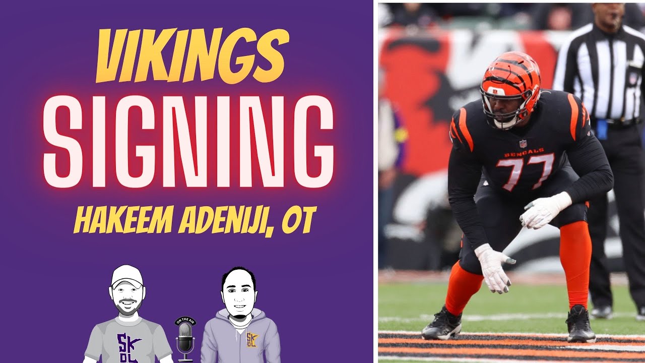 Vikings Sign Offensive Lineman Hakeem Adeniji to the Practice Squad