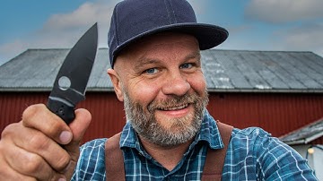 How To Open Your Pocket Knife. Spyderco Shaman