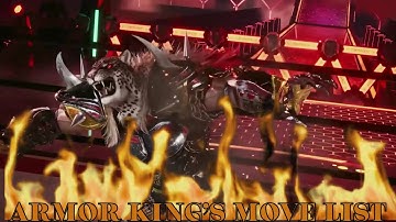 Tekken 8 - Armor King FULL Move list FOR Tekken 8 Season 2