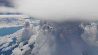 KSP True volumetric clouds V5 Storm Flyby