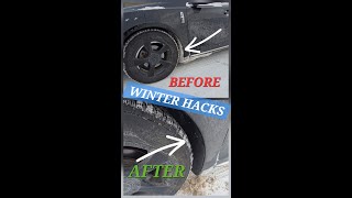 PREVENT SNOW/ICE/MUD Buildup On Your Vehicle Wheel Wells-SNOW-WINTER AUTO HACKS