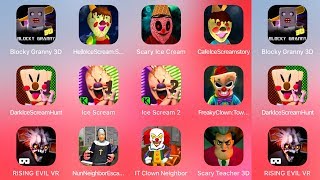 Blocky Granny,Hello Ice Scream,Scary Ice Scream,Cafe Ice Scream,Dark Ice Scream Hunt,Nun Neighbor, screenshot 5