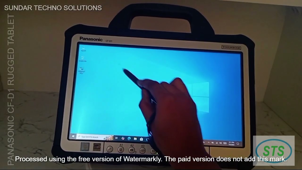 Panasonic Toughbook CF-D1 | Rugged Laptop Demo | Boot, Touch & Stylus Test | Sundar Techno Solutions