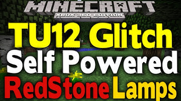 Minecraft Xbox 360 - SELF POWERED REDSTONE LAMPS GLITCH (How To / Tutorial) [TU12]