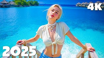 Best Vocal Tropical Deep House Mix 2025 🌴 Chill Ocean Summer Vibes in 4K UHD for TV Relaxation
