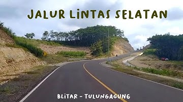 JALUR LINTAS SELATAN ( JLS ) BLITAR - TULUNGAGUNG AKHIRNYA SUDAH SIAP || WISATA BARU PANTAI PACAR
