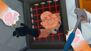 Construyendo la MEJOR base secreta en la carnicería - I Am Cat VR