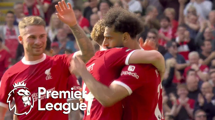 Cody Gakpo finds Mohamed Salah for header to put Liverpool up 1-0 | Premier League | NBC Sports