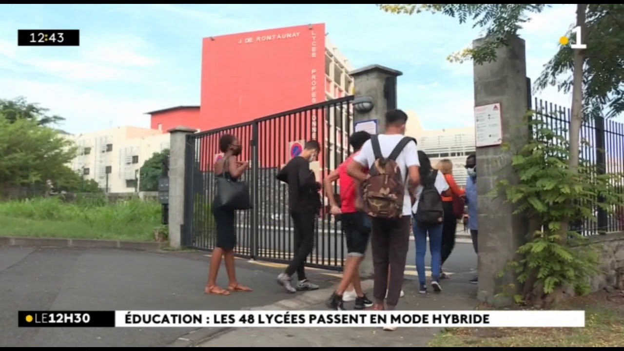 Les lycées de La Réunion passent en mode hybride