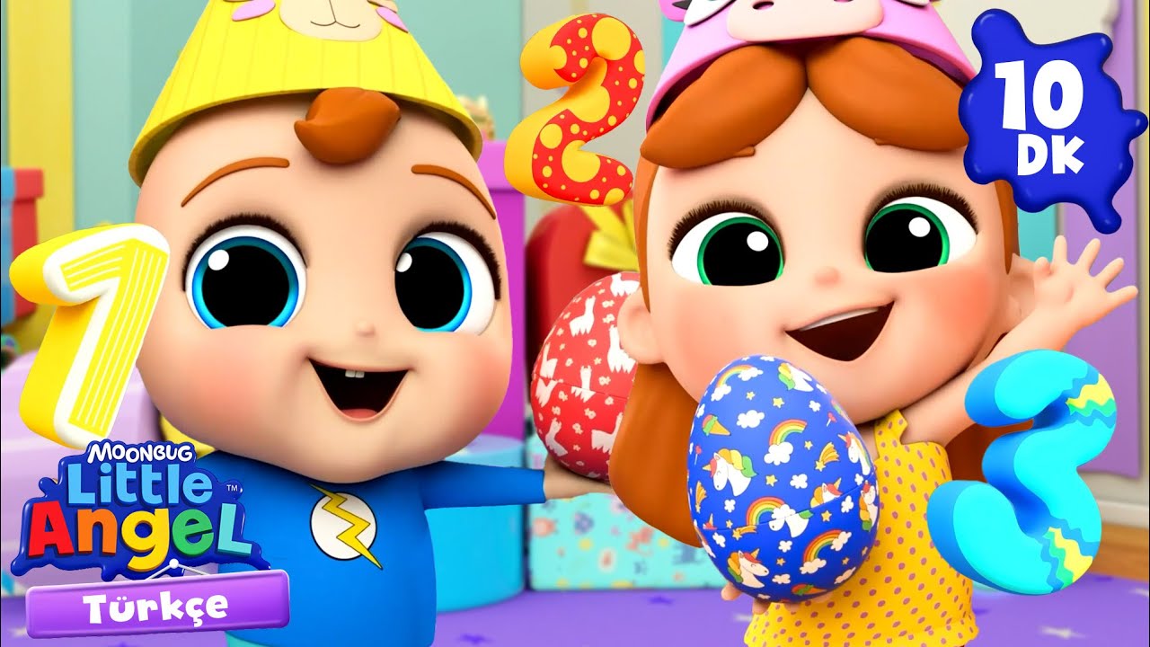🎂 Partide Sayıları Öğreniyoruz! 🔢 | Eğlenceli ve Öğretici Çocuk Şarkıları | Little Angel Türkçe