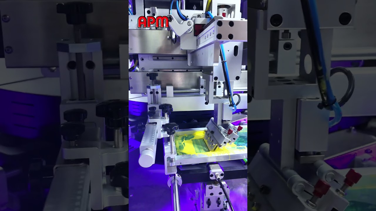 ⭐CNC106 2 Color Automatic Screen Printer | Same Color Printing on 7 Sided Plastic Bottles