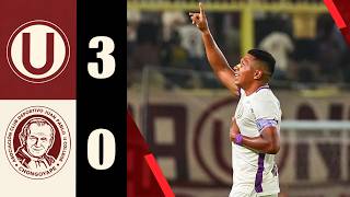 Universitario 3 - 0 Juan Pablo II AL RAS DE CANCHA 🎥⚽ | Resumen, highlights y goles