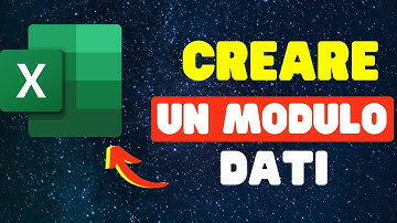 Come Creare un Modulo Dati Su Excel 2025