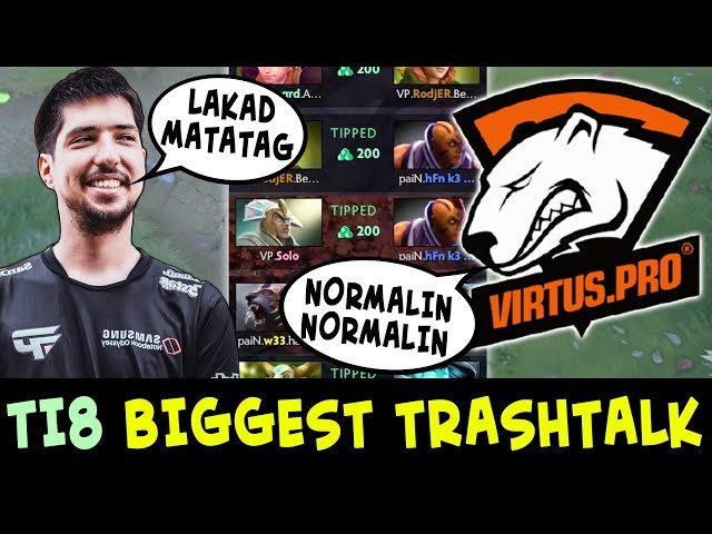 TI8 biggest TRASHTALK teams — Lakad Matatag non-stop spam class=