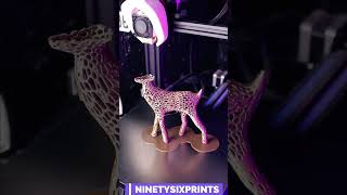 3d Printing Timelapse of “voronoi deer” #shorts #christmas #deer