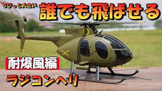 爆風で誰でも飛ばせるラジコンヘリ MD500 究極の200サイズ機