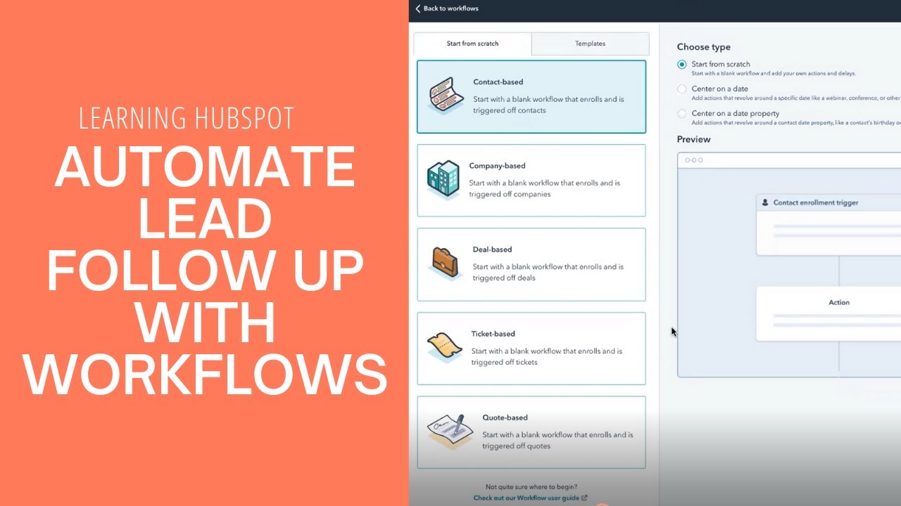 Learning HubSpot | Using Workflows to Automate Lead Follow Up - YouTube