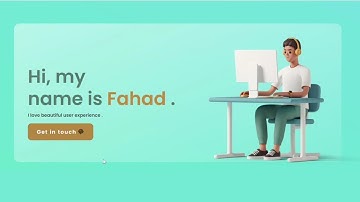 How to create a simple hero section useing HTML & CSS || #webdesign #frontend #skills