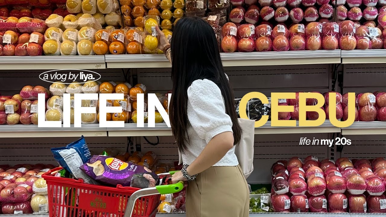 life in cebu | work vlog, grocery shopping, aesthetic cafes, vintage shops