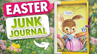 You Won’t Believe This Easter Altered Book Junk Journal! 🐰✨