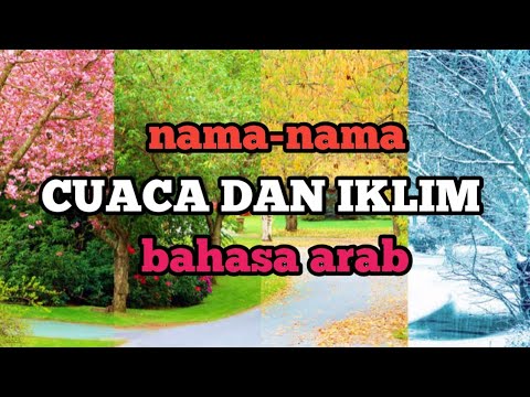  Nama  nama  cuaca dalam  bahasa  arab  YouTube