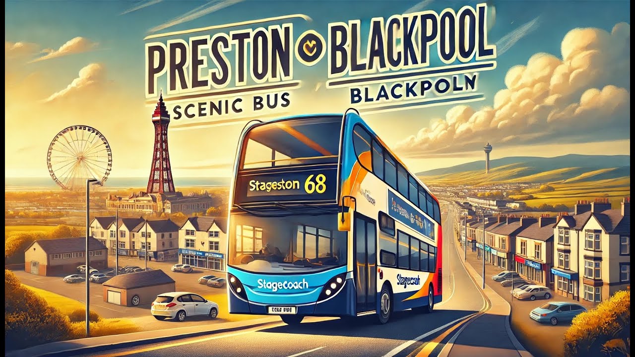 Experience the Luxury: Stagecoach 68 Gold from Preston to Blackpool!