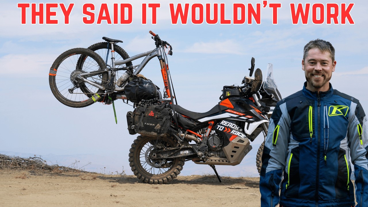 Attempting my biggest Moto + MTB ride yet