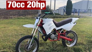 DERBI SENDA 70cc airsal gianelli enduro