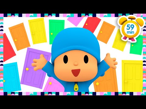 🚪 POCOYO TÜRK - Renkli Kapılar [ 59 dakika ] Çocuklar için ÇIZGI FILMLER