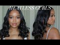 HAIR TUTORIAL: QUICK AND EASY HEATLESS CURLS FOR A SILK PRESS