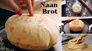 WEICHER GEHT'S NICHT! NAAN BROT EINFACH SELBER MACHEN - INDISCHES FLADENBROT REZEPT - PFANNENBROT screenshot 5