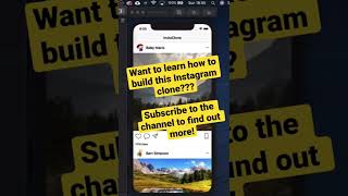 Build an Instagram clone in iOS! 💻 #shorts screenshot 2