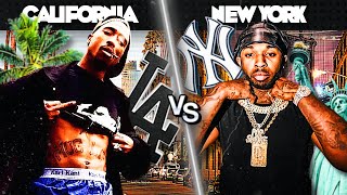 CALIFORNIA RAPPERS VS NEW YORK RAPPERS 2022