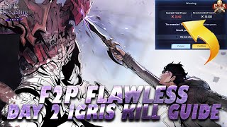 [Solo Leveling: Arise] - F2P IGRIS KILL GUIDE! Day 2 UNDERPOWERED & SR Weapons ONLY