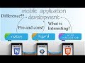 Mobile Apps -💡 Web vs. Native vs. Hybrid 💡