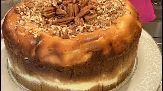 Carrot Cake Cheesecake- This is my favorite cheesecake 😋 delicious!!!