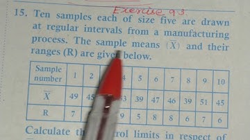 12 th BM,  Exercise 9.3 - 15